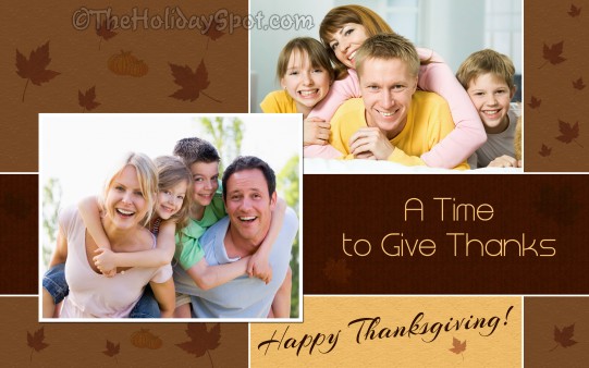 A time to give thanks