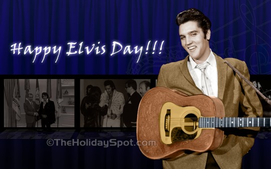 Download free HD wallpaper of Elvis Presley for your desktop.