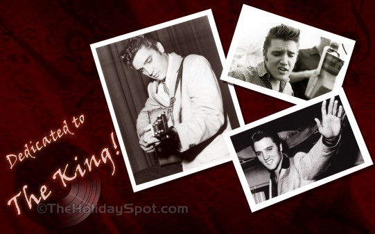 Download this beautiful wallpaper and adorn your desktop on Elvis the King's birthday!