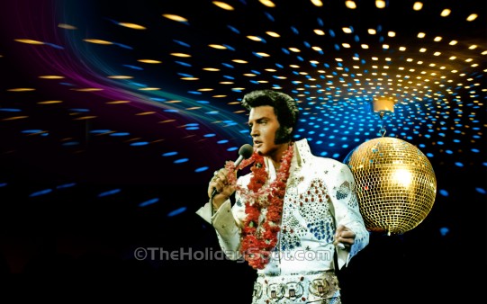 Free this rocking HD wallpaper of Elvis the king for your PC.