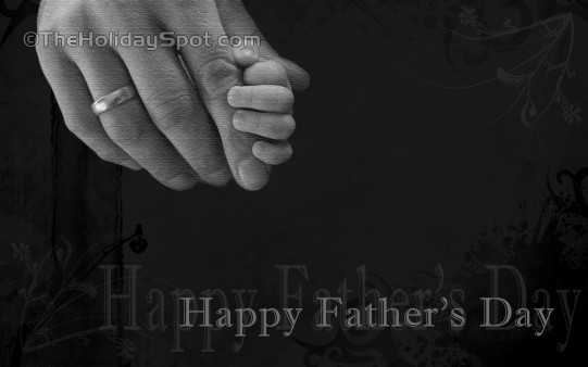 An elegant HD wallpaper depicting the bond which shared by a father and his child.