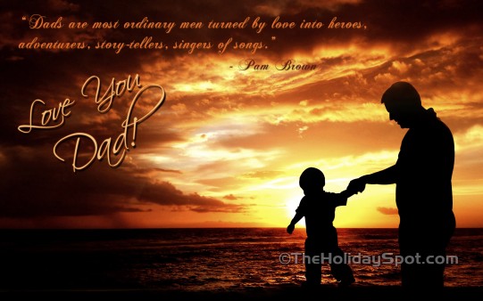 HD father's day wallpapers featuring bond between father and son