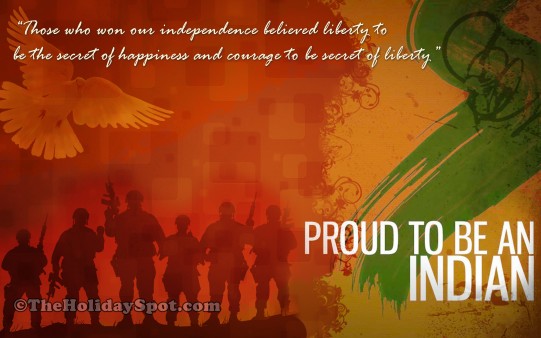 HD wallpaper showing the patriotic side of the Indian army