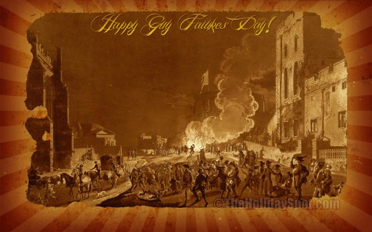 Download and adorn your desktop with this historical wallpaper of Guy Fawkes day