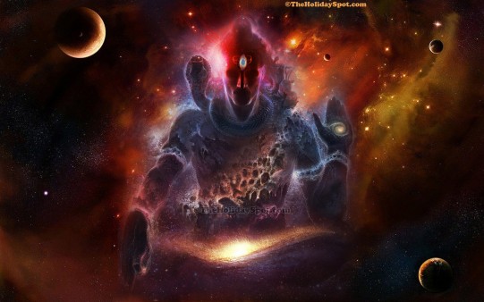 A high definition desktop illustration of Shiva-The Lord of Destruction.