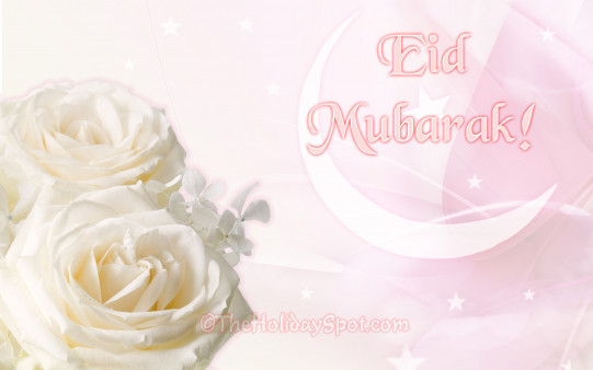 Download this rosy background themed with Eid-ul-Adha and adorn your desktop or set it as your mobile wallpaper.
