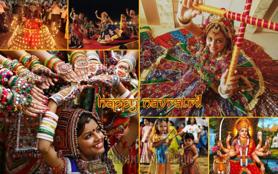 Download this HD wallpaper of Navratri Celebrations and set it as your pc, mobile or tablet background.