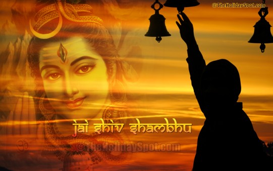 Download and adorn your desktop with this HD wallpaper of Shiv Shambhu themed with Shivratri.