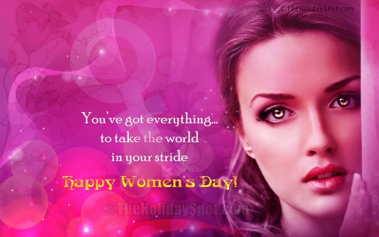 Download and adorn your desktop of your pc with this HD wallpaper of beautiful lady and celebrate the International Womens Day.