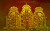 Maa Durga With Her Family