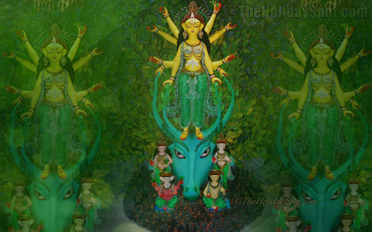 Download and set these HD Wallpaper of Maa Durga as your background of your PC or Mobile phone.