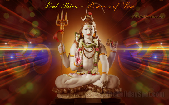 Download this HD Shivratri Wallpaper themed with Lord Shiva - The Remover of Sins. Set it as your PC or mobile background.